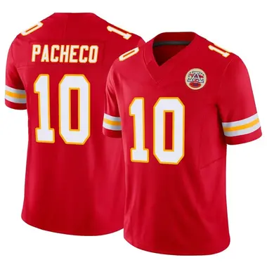 Nike Chiefs 10 Isiah Pacheco White Vapor Untouchable Limited Men Jersey