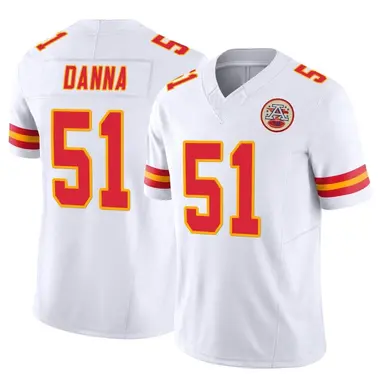 Mike Danna Men's Nike Red Kansas City Chiefs Custom Game Jersey Size: 3XL