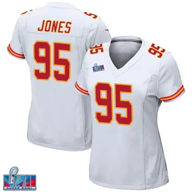 Men's Kansas City Chiefs Chris Jones Super Bowl 57 Game Vapor Jersey White  – Outfitters Adventure