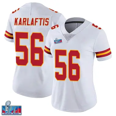 George Karlaftis Men's Nike Red Kansas City Chiefs Vapor Untouchable Custom Elite Jersey