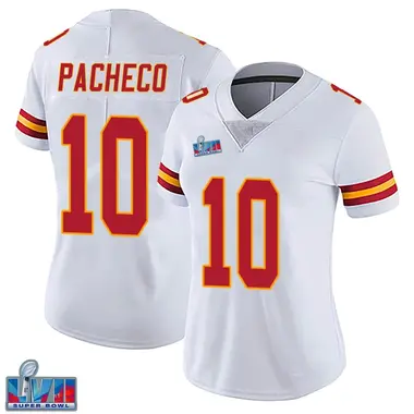 Isiah Pacheco 10 Kansas City Chiefs Super Bowl LVII Champions 3 Stars Youth  Game Jersey - White - Bluefink