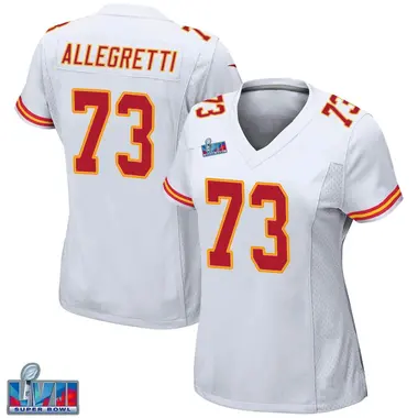 Nick Allegretti Men's Nike Red Kansas City Chiefs Super Bowl LVII Game Custom Jersey Size: 4XL