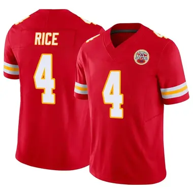 Youth Nike Kansas City Chiefs Rashee Rice Vapor F.U.S.E. Jersey - Red Limited